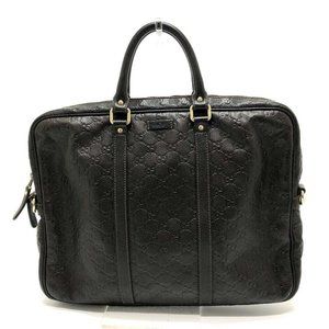 GUCCI 201480 Sima Line Hand Bag Business bag Briefcase